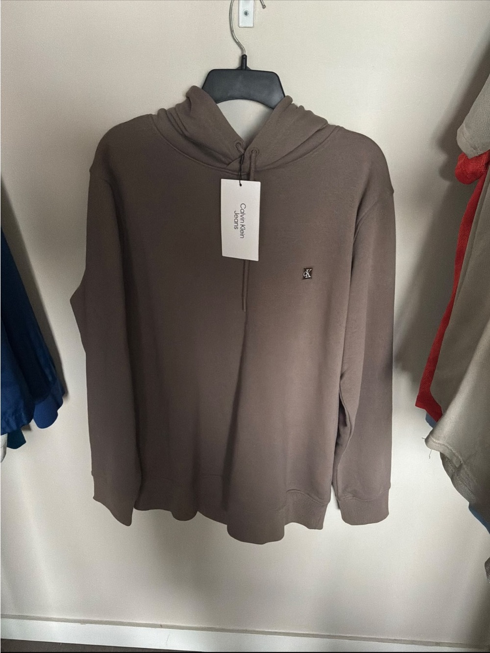 Calvin Klein Brown Zip-Up Hoodie